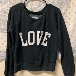 Greensleeved “Love” Long Sleeve Sweatshirt